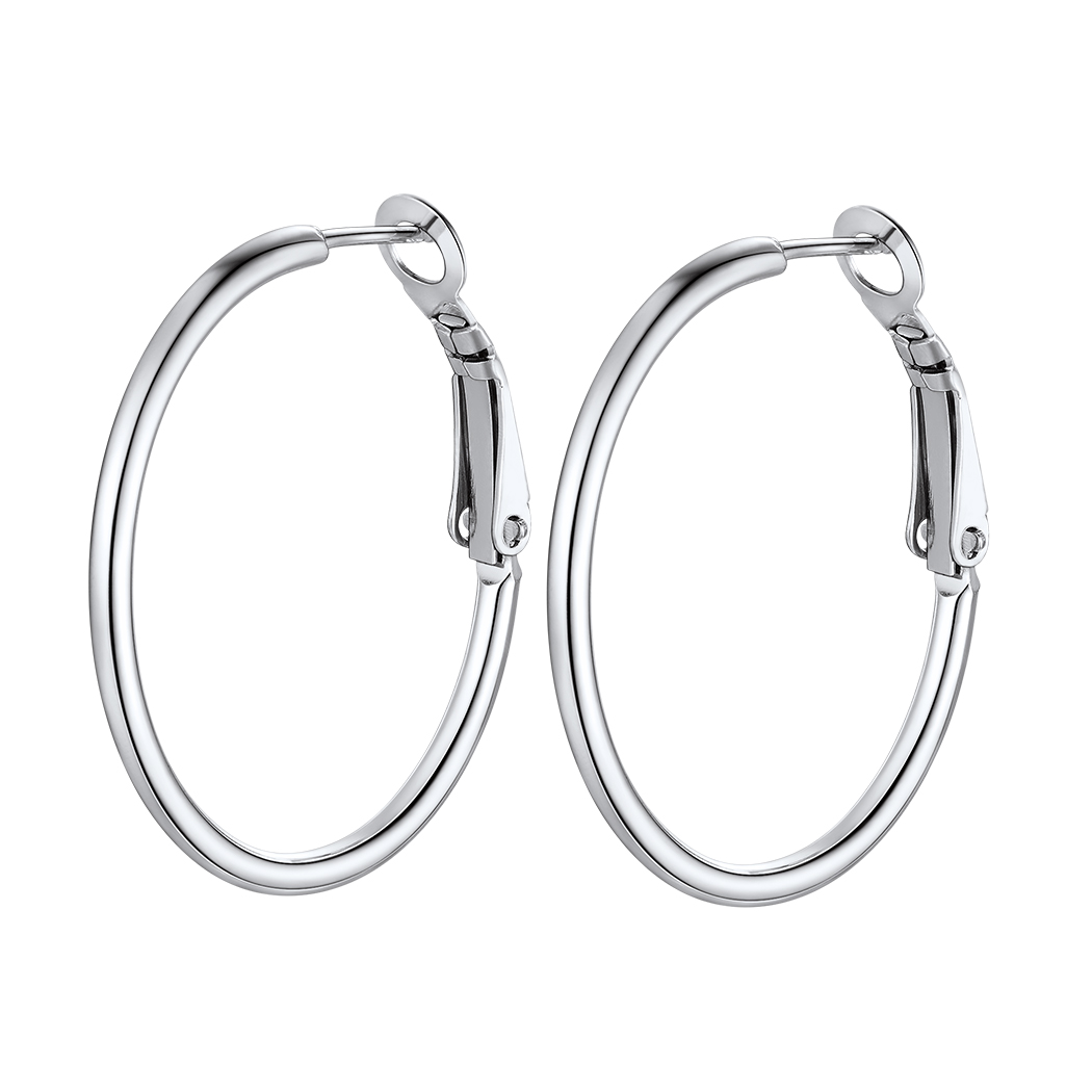 Lightweight Large Hoop Earrings for Women 30/50/70/100mm