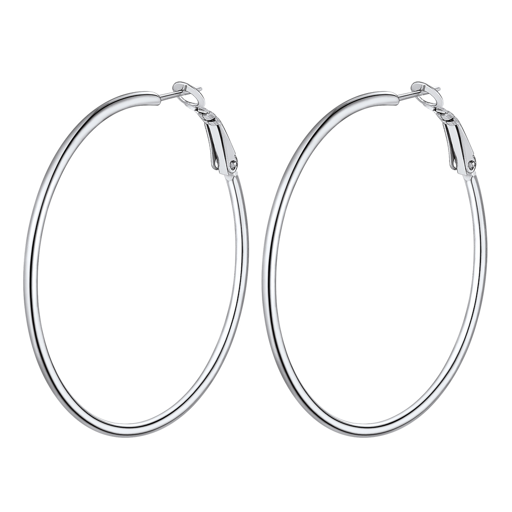Lightweight Large Hoop Earrings for Women 30/50/70/100mm
