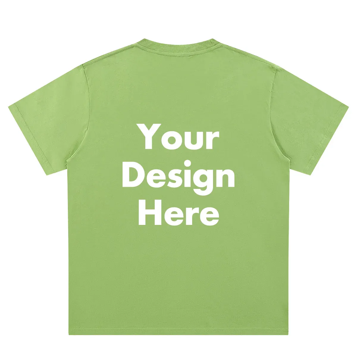 Custom Text  light green T-Shirt