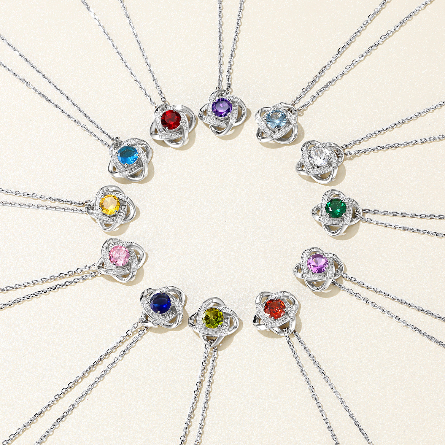 Birthstone Necklace for Women