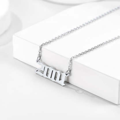 Lucky Number Necklace