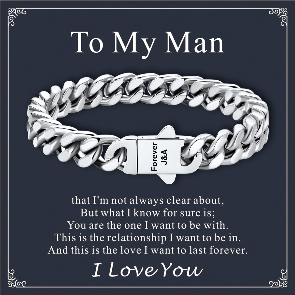 Miami Chunky  Cuban Link Curb Chain Bracelet to man