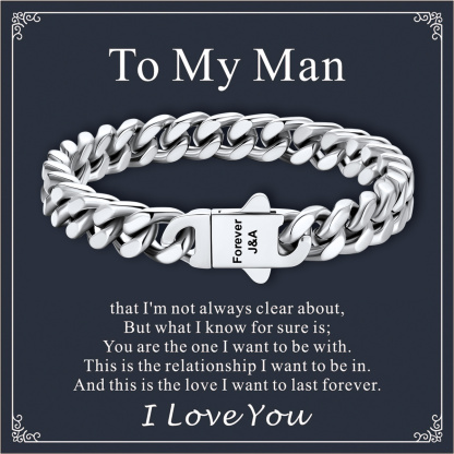 Miami Chunky  Cuban Link Curb Chain Bracelet to man