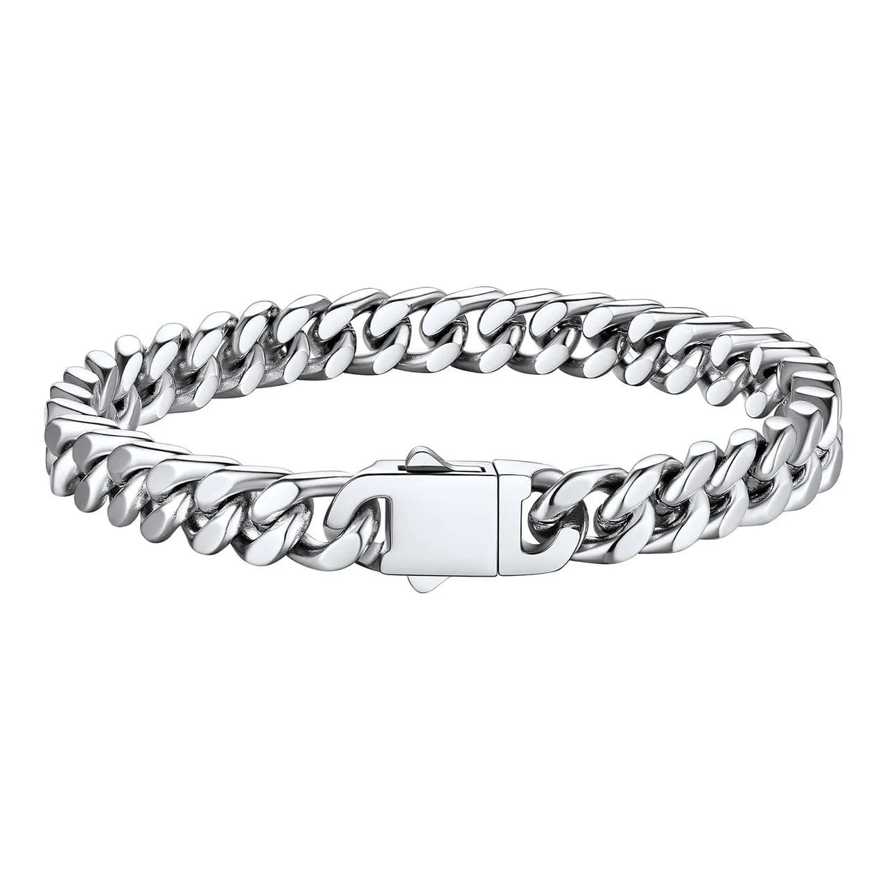 Miami Cuban Link Chain Bracelet for Men 7mm