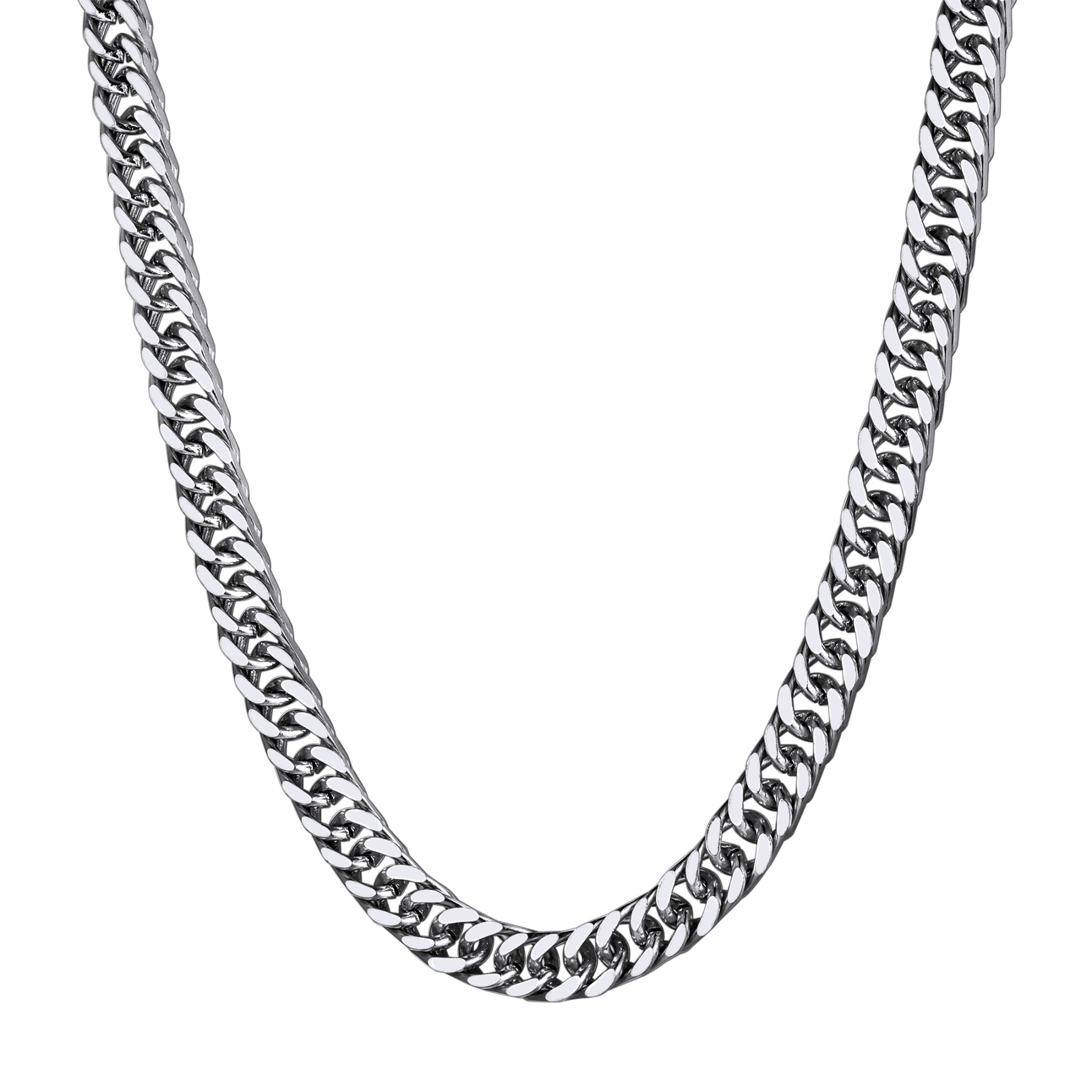Miami Curb Link Lobster Claw Chain 5MM Stainless Steel