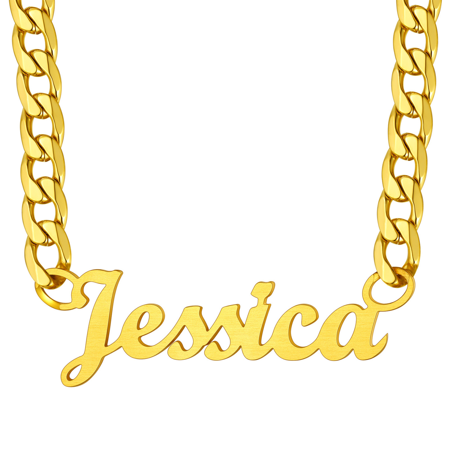 Custom Name Cuban Chain Necklace Gift for Men