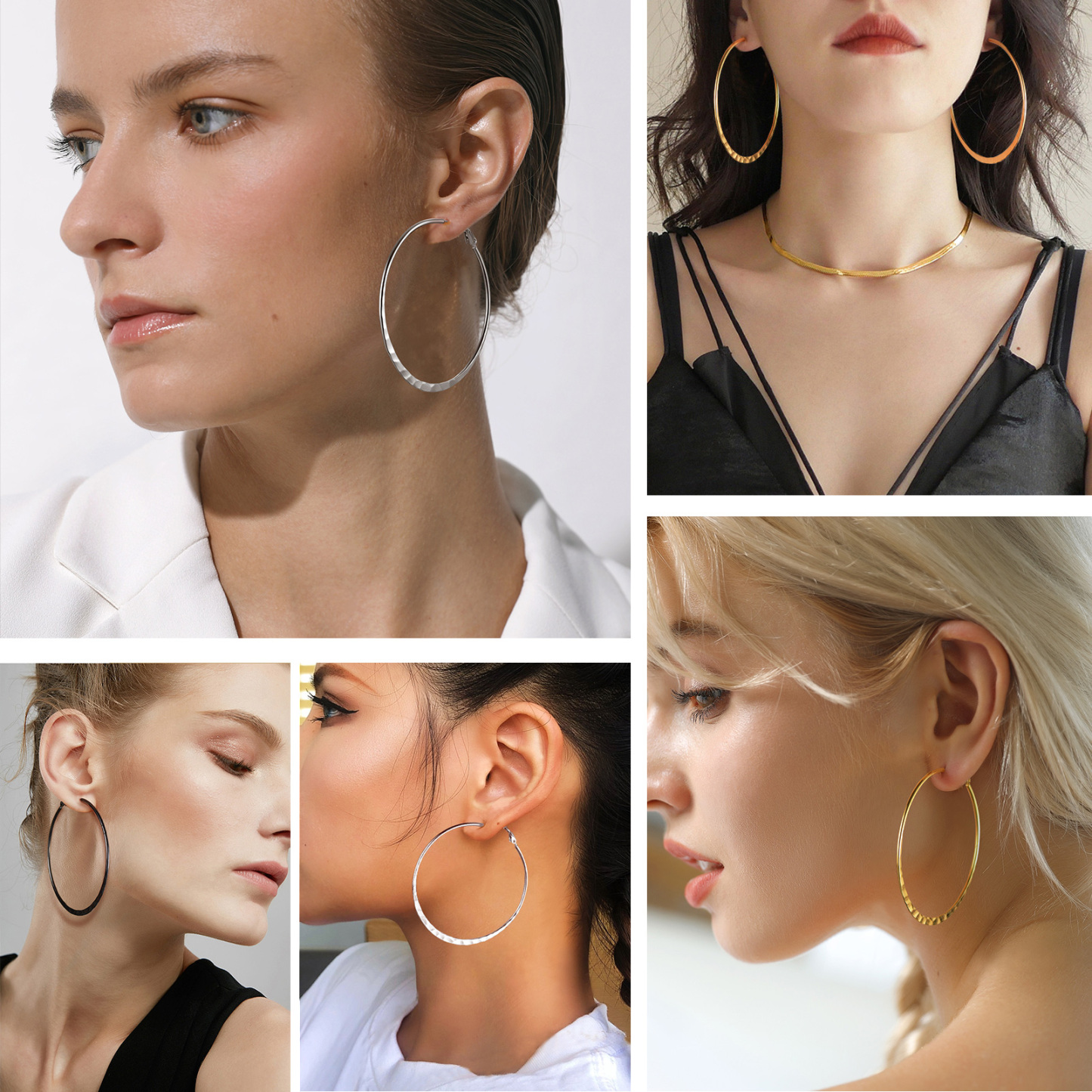 Hoop Earrings For Women Lightweight Hoops
