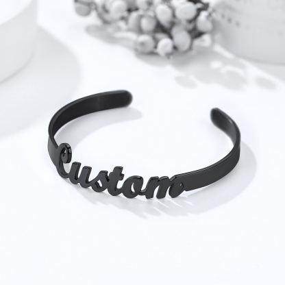 Personalized Name Engraved Cuff Bracelets occasion