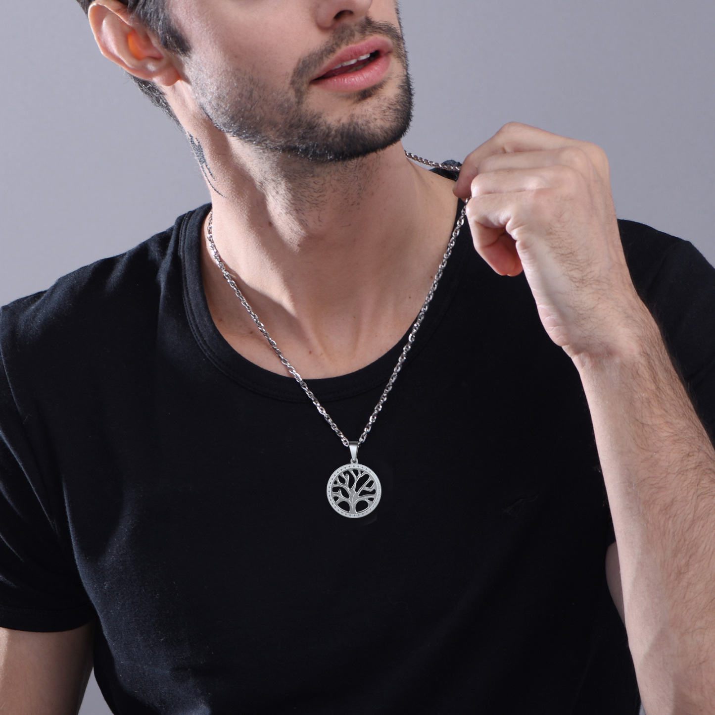 Tree of Life Nature Spiritual Family Tree Necklace Mens And Womens Jewelry