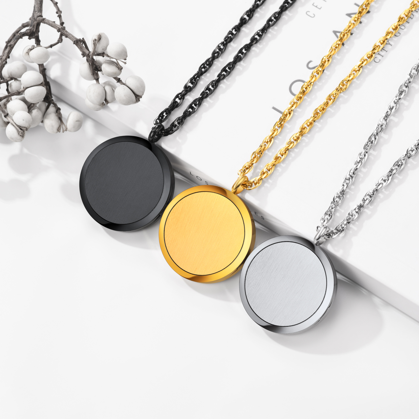 Custom Photo Life Tree Locket Necklace collection