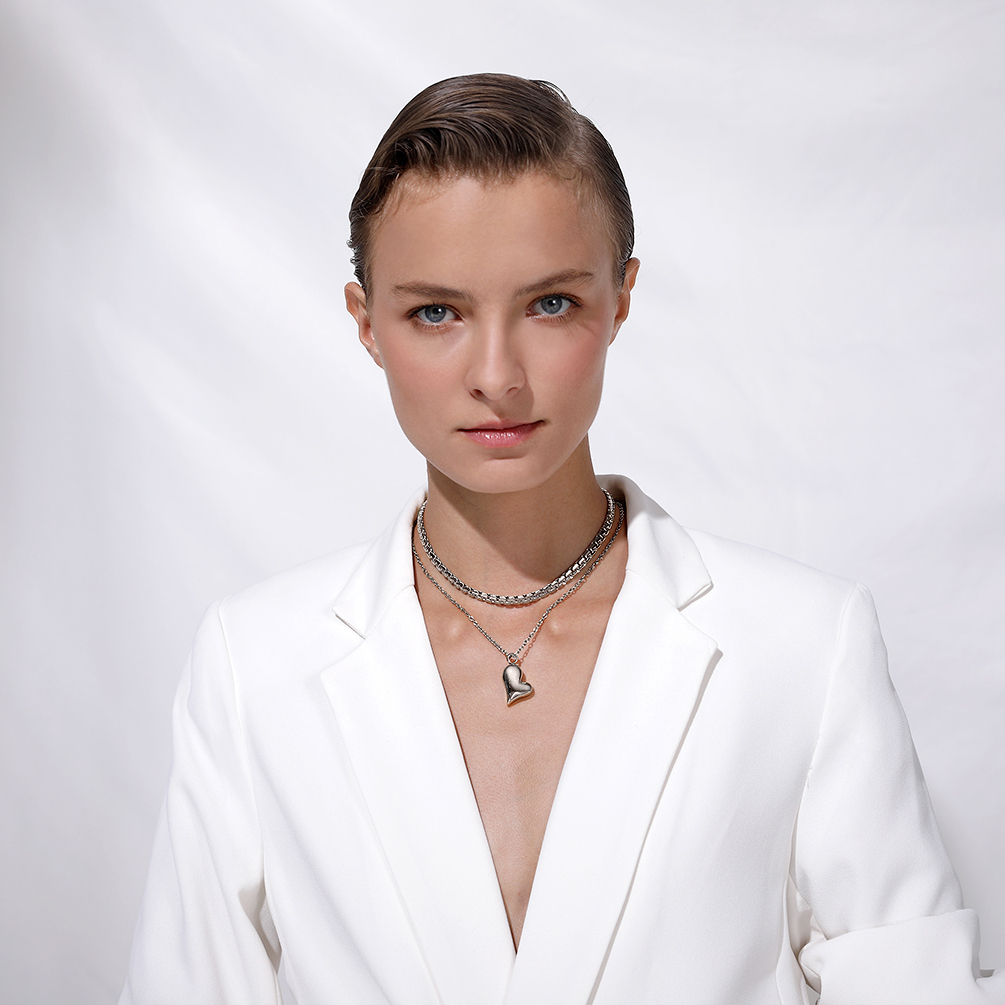 Personalized Engraved Heart Pendant Urn Necklaces model