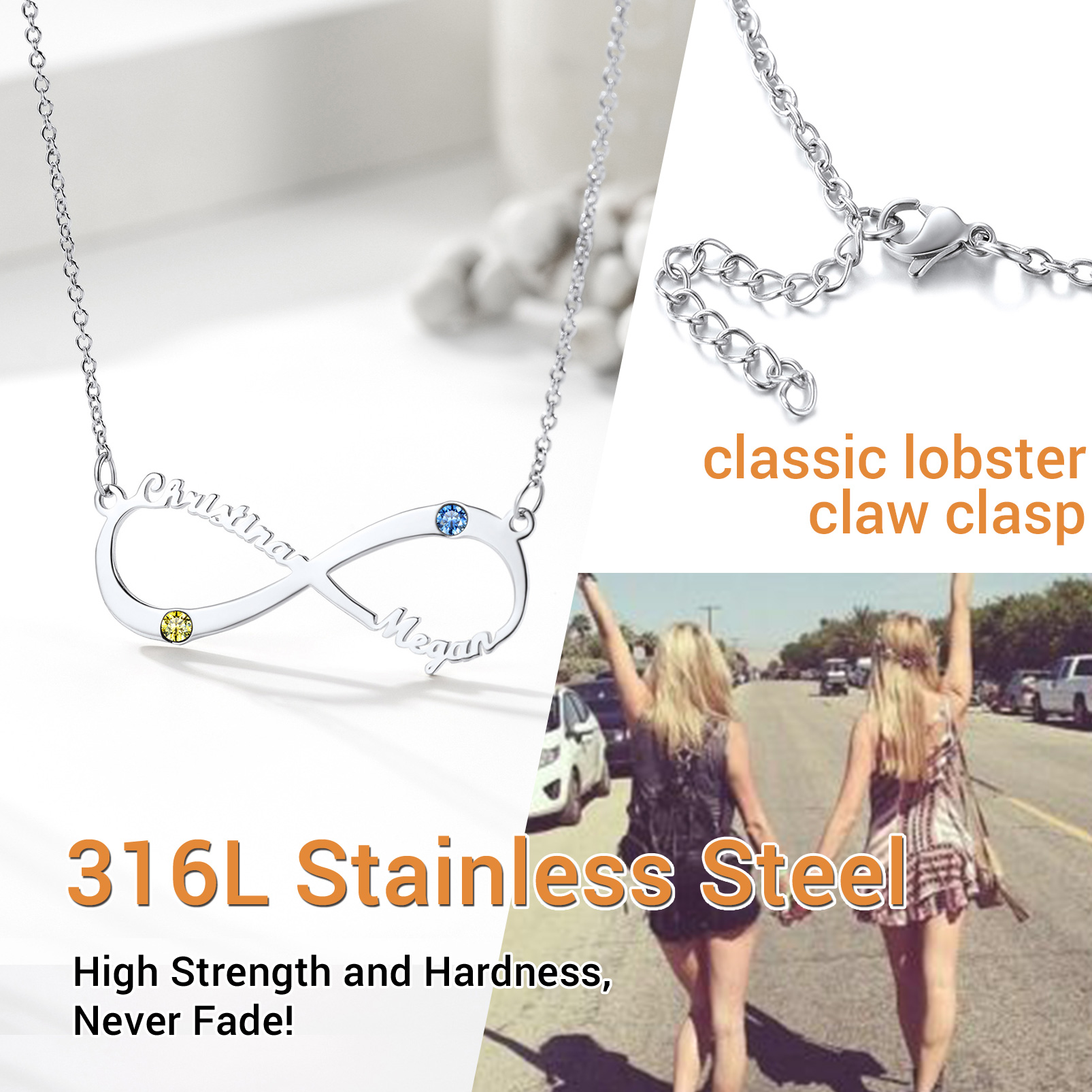 Personalized Birthstone Necklace