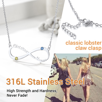 Personalized Birthstone Necklace