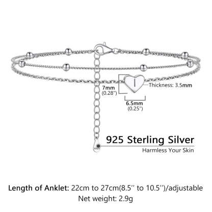 26 Initial Anklet custom