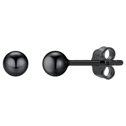 Sterling Silver Ball Stud Earrings Post/Second Hole/Cartilage Earrings