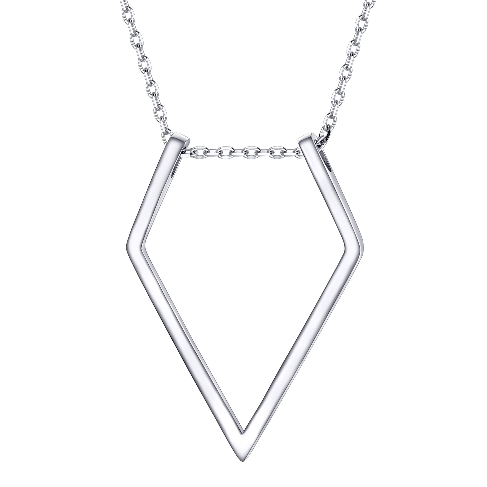 Sterling Silver Birthstone Pendant Necklace for Women SILVER