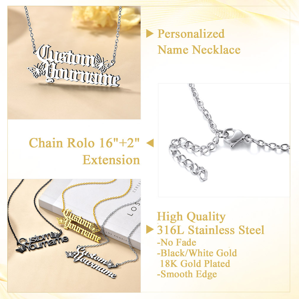 Personalised Name Necklace high quality