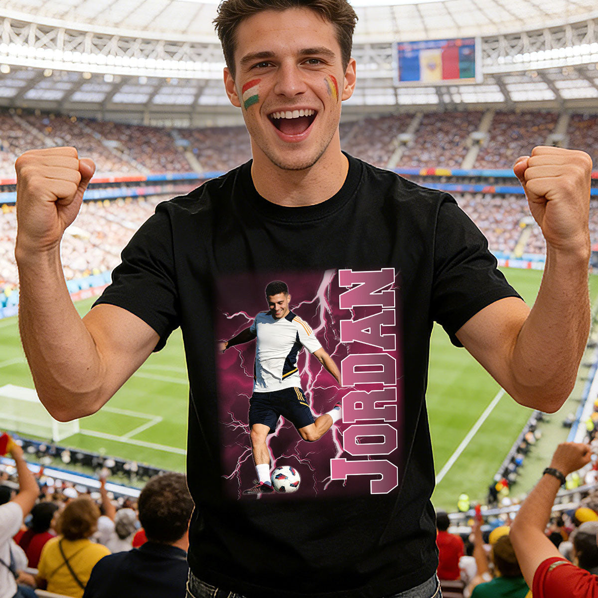 Personalized 2026 World Cup Fan Photo T-Shirt