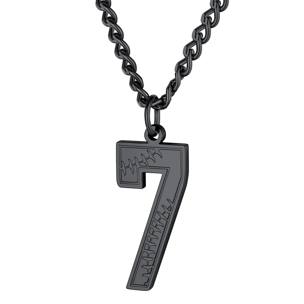 Personalized Baseball Necklace for Men with number