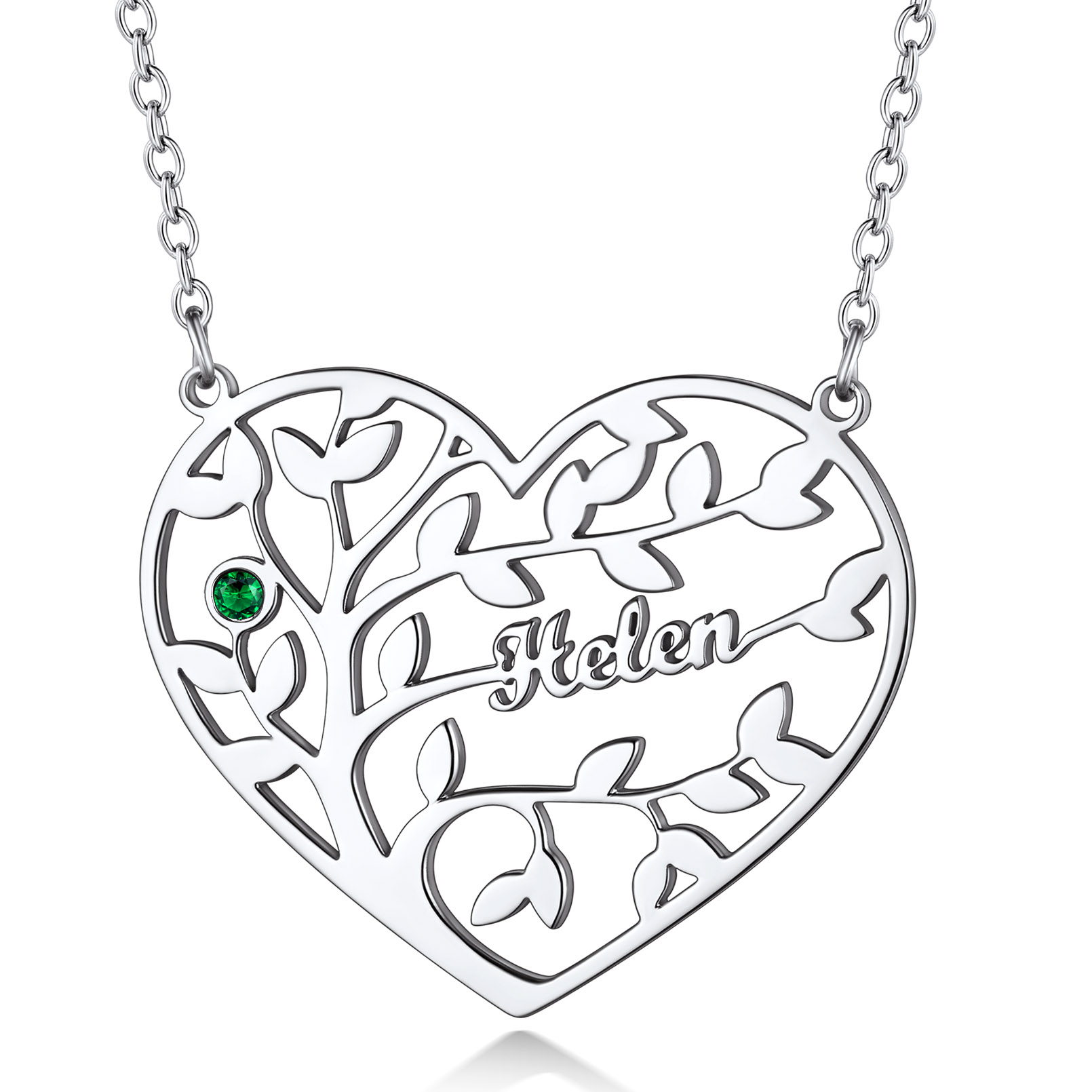 Personalized Family Tree Necklace with Names Gift for Mom Grandma