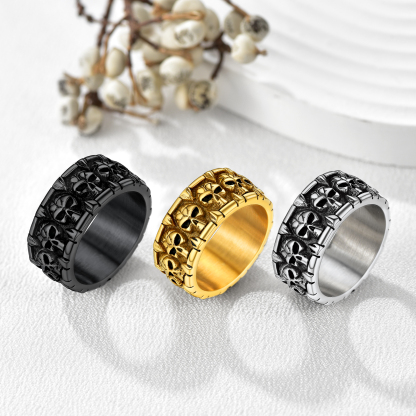Personalized Gothic Skull Claws Ring for Men Women Thoughtful Gift