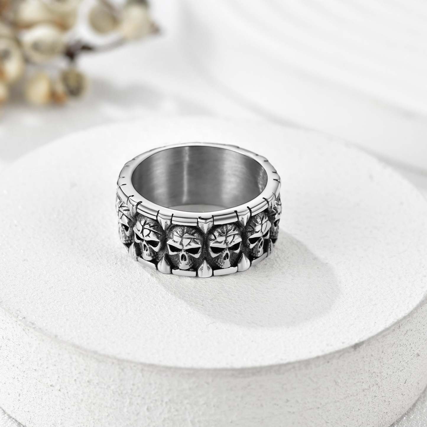 Personalized Gothic Skull Claws Ring for Men Women Heartfelt Gift Halloween Gift