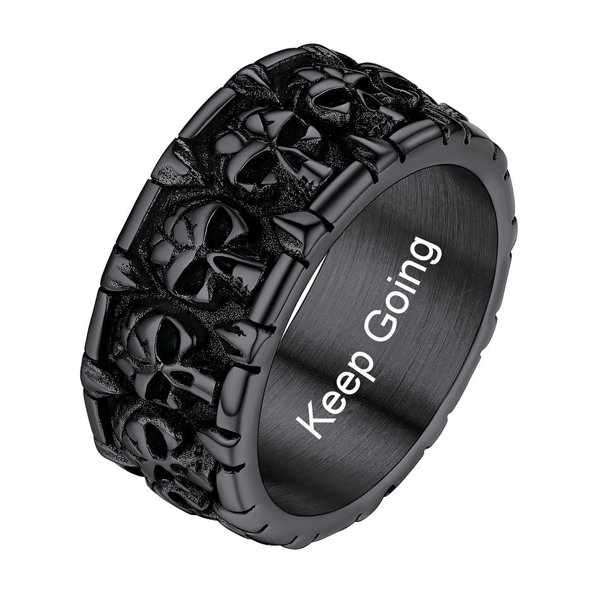 Personalized Gothic Skull Claws Ring For Boys
