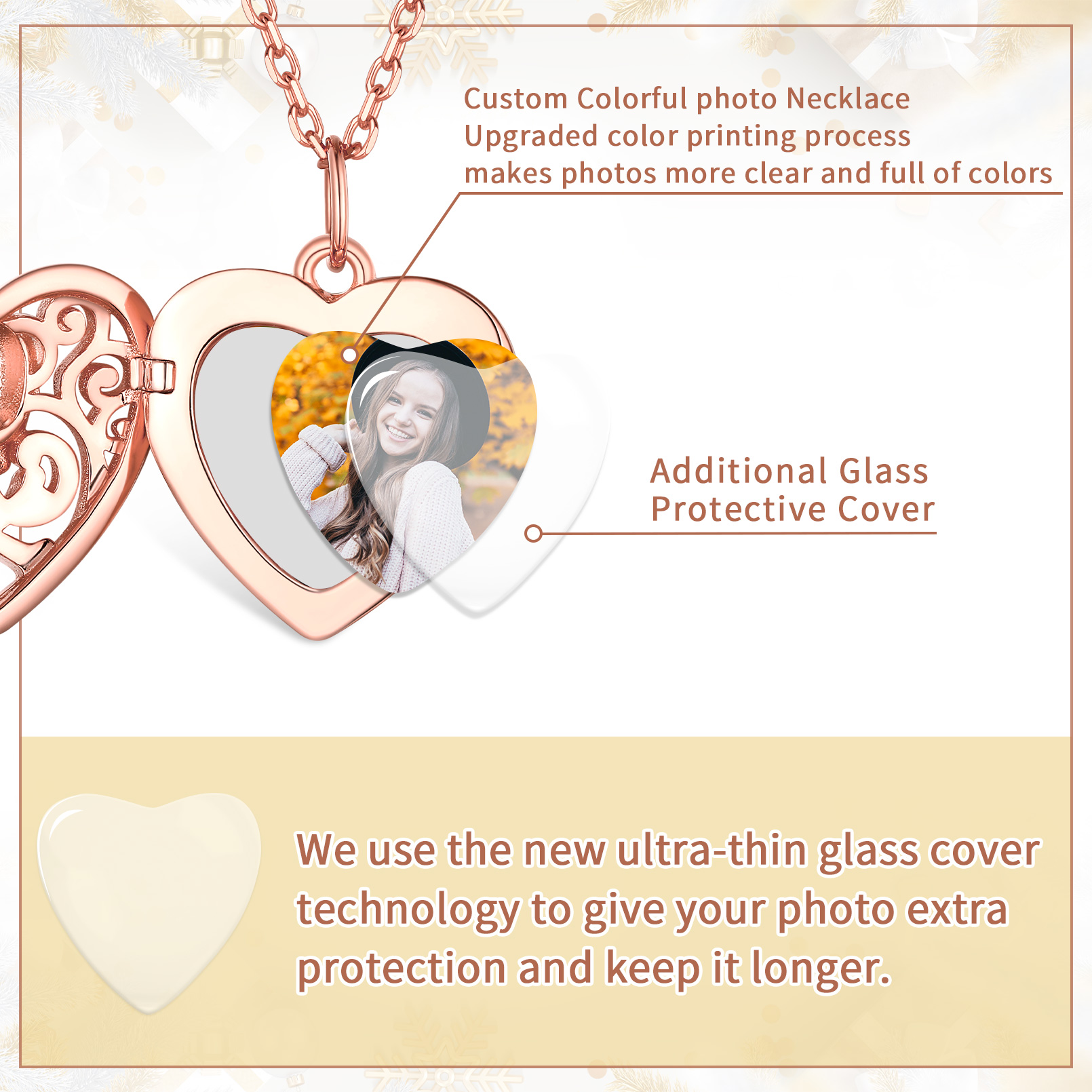 locket photo Necklace 