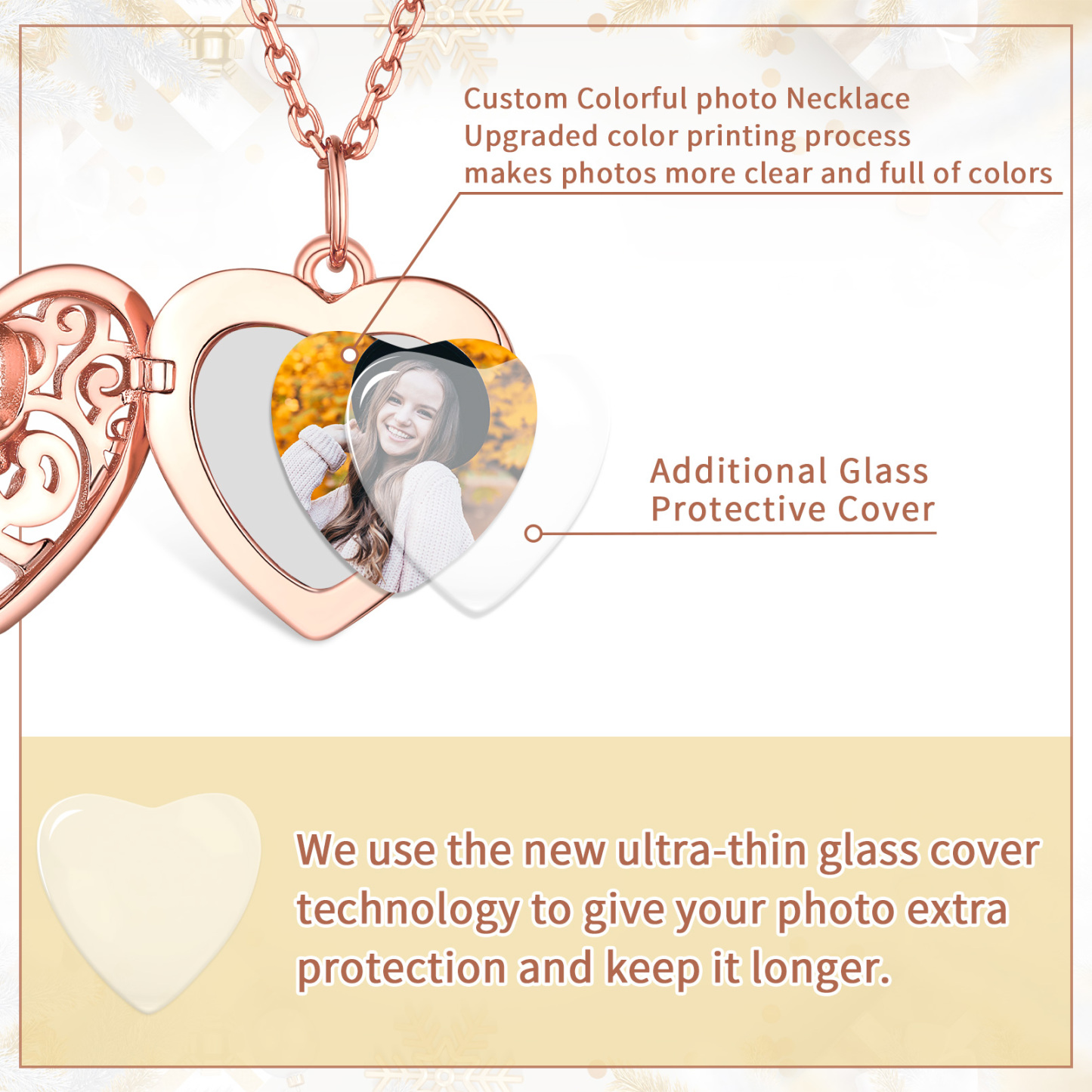 locket photo Necklace 