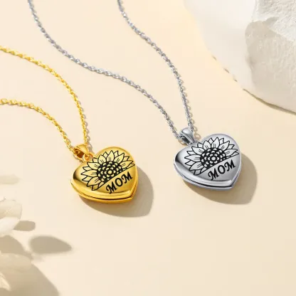 Personalized Heart Photo Necklace Collection