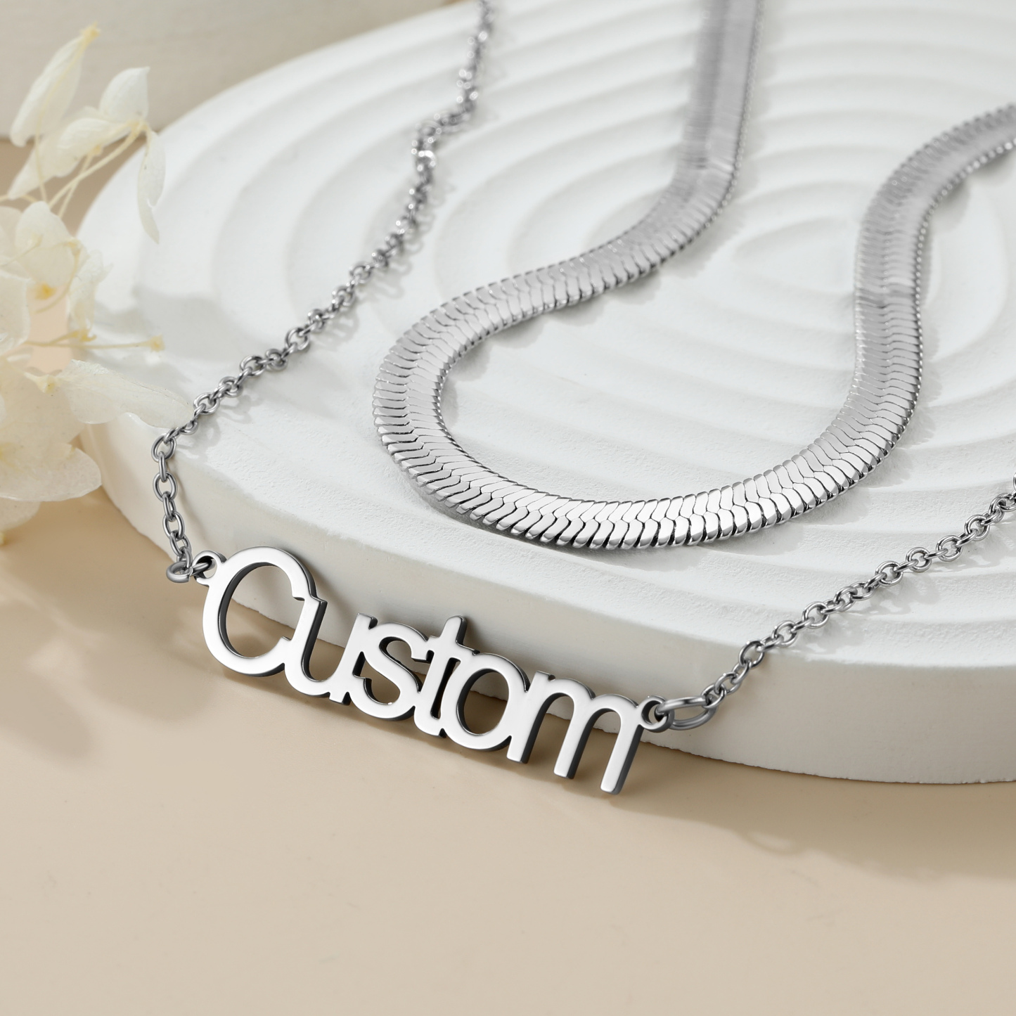 custom Layered Name Necklaces