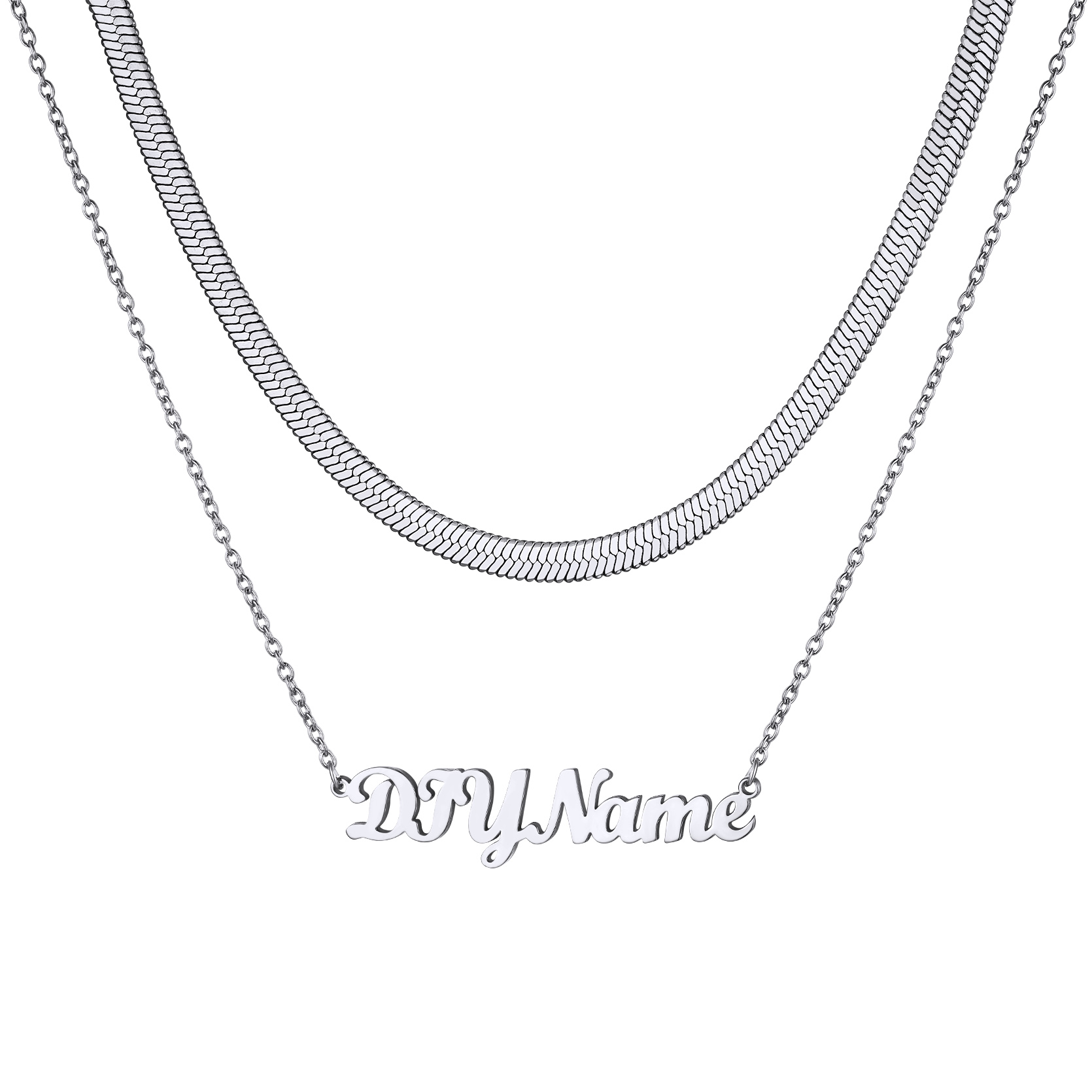 Personalized Layered Name Necklaces