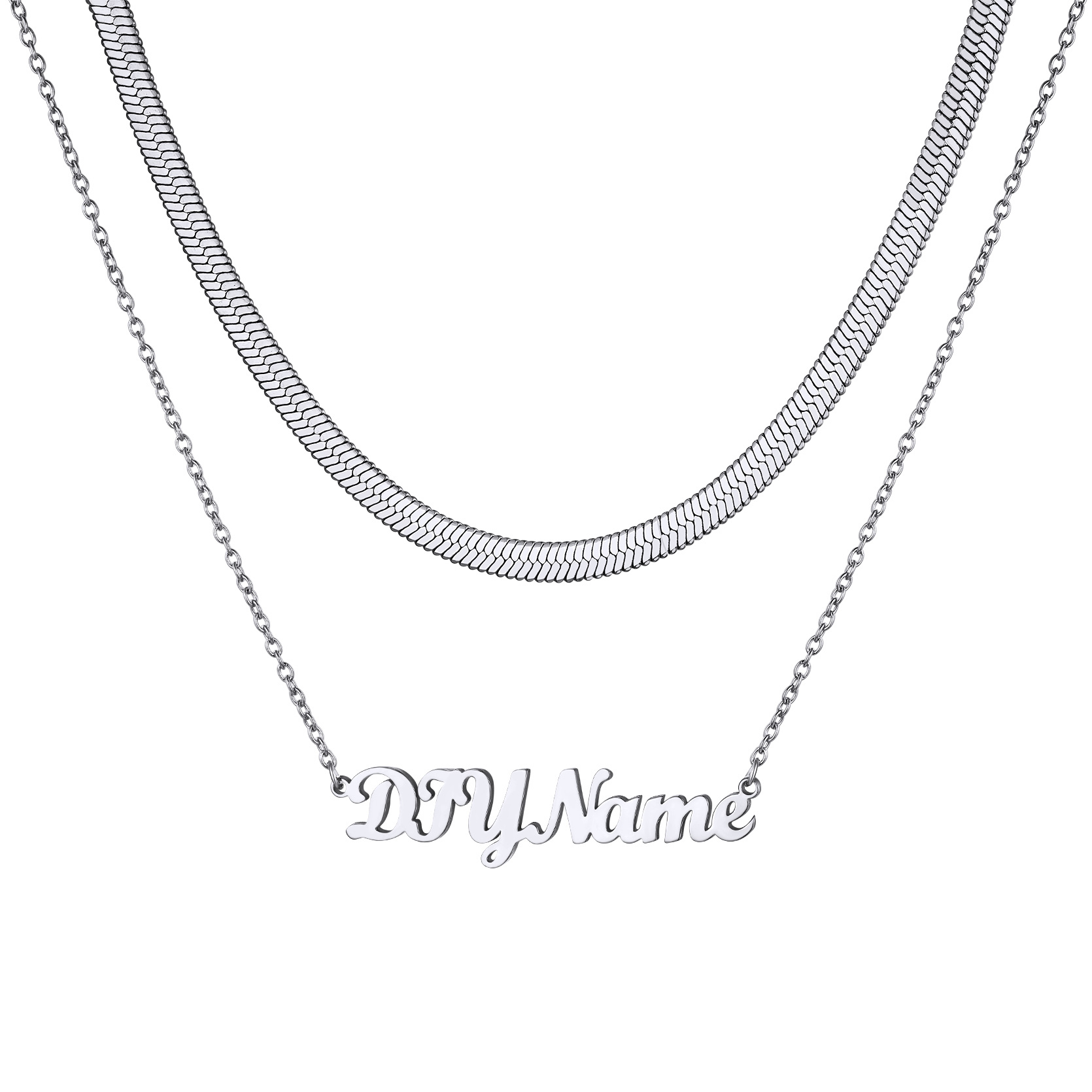 Personalized Layered Name Necklaces