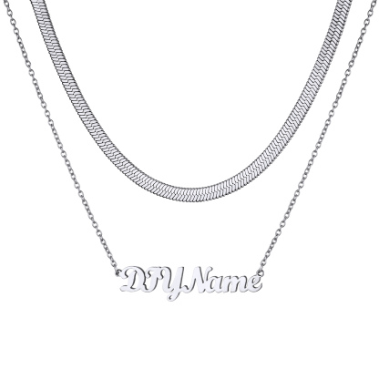 Personalized Layered Name Necklaces