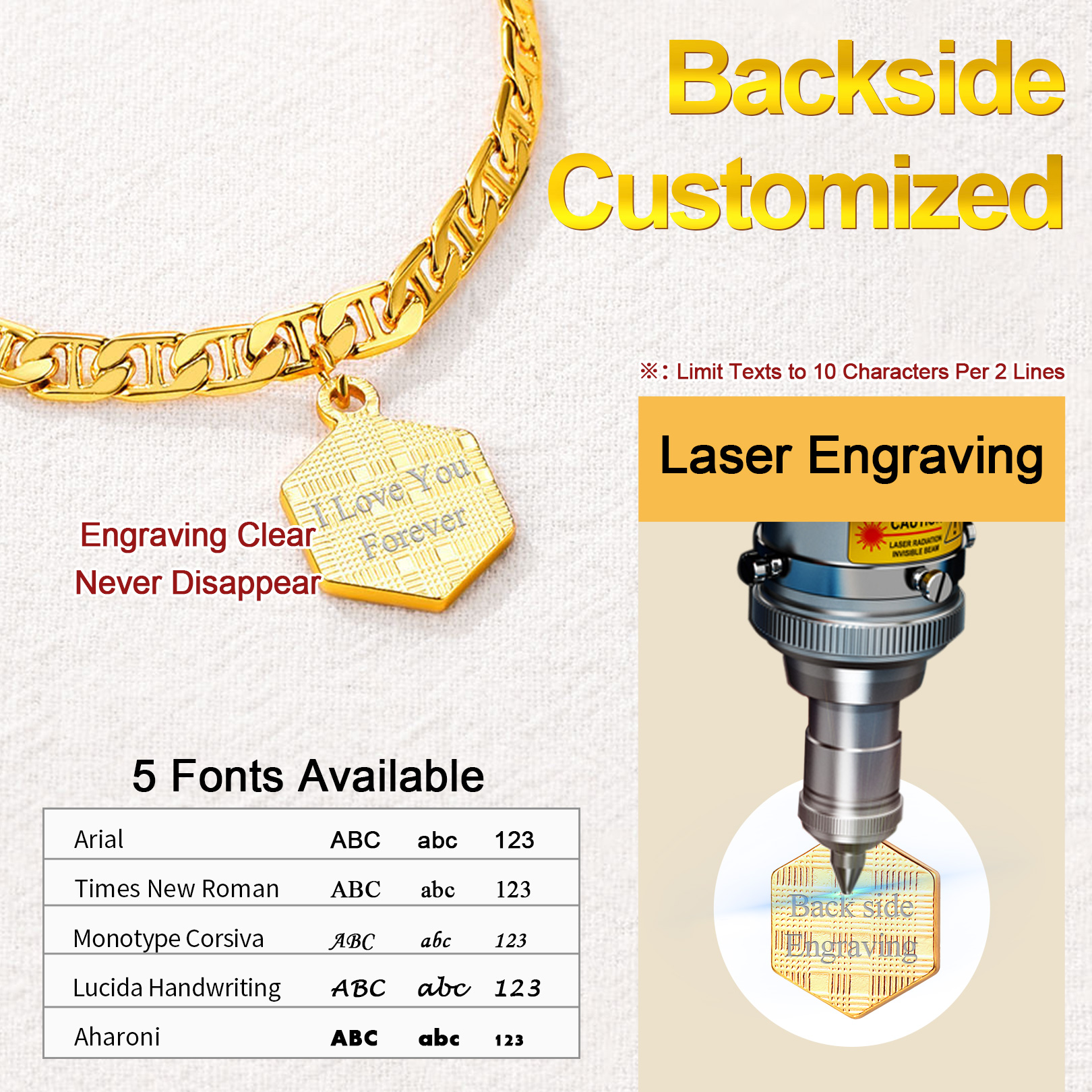 Personalized Mariner Initial Charm Anklet for Women