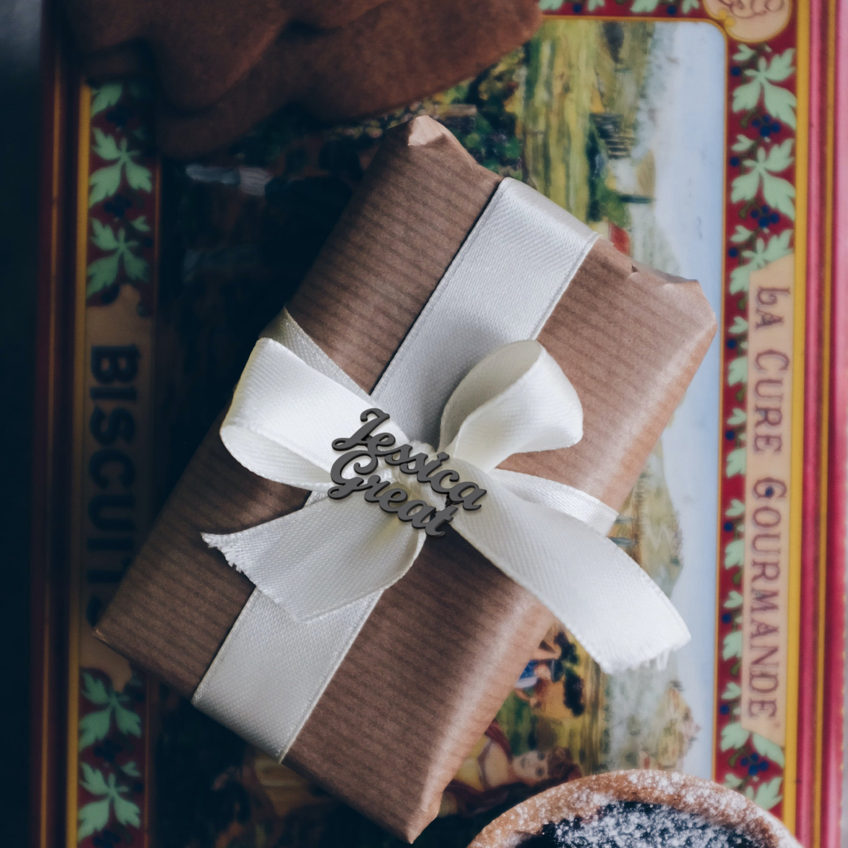 Custom Name Plate Brooch Pin Personalized for gift