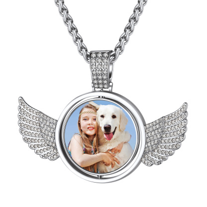 Personalized Picture Necklace Memory Jewelry for Men Women