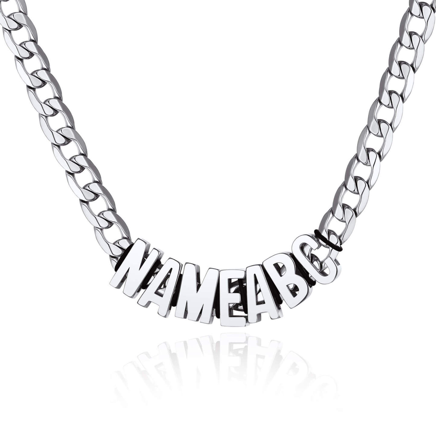Personanlised Name Chain Necklace for Women Men