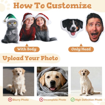 Photo Pillow with Picture customization