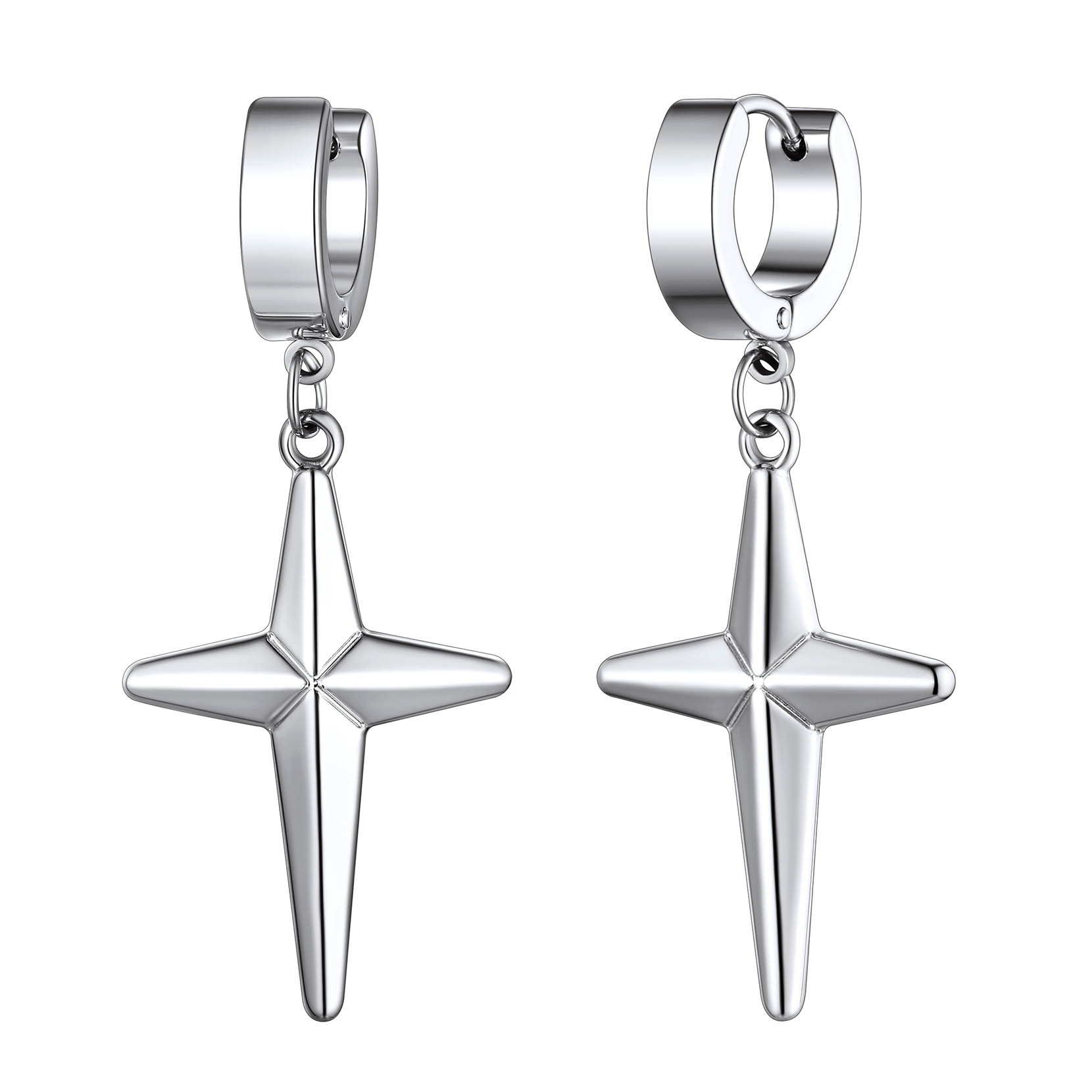 Flash Sale Star Hoop Dangle Drop Earrings for Women