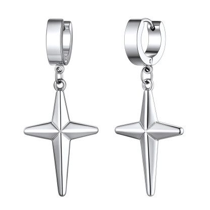 Star Hoop Dangle Drop Earrings for Women