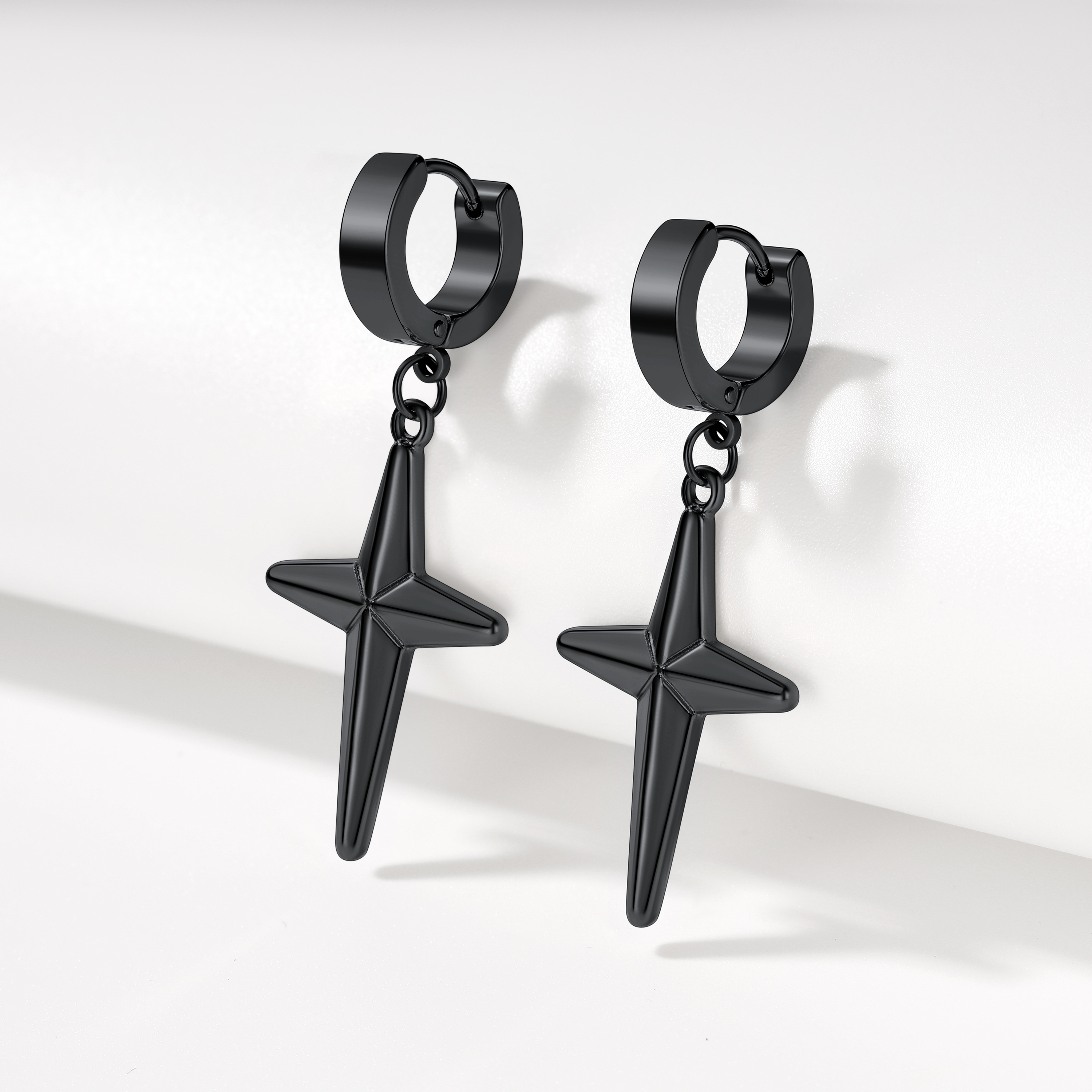 Flash Sale Star Hoop Dangle Drop Earrings for Women