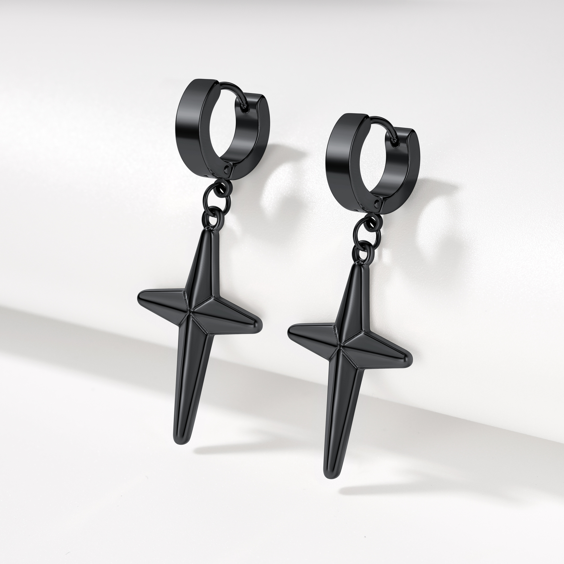 Flash Sale Star Hoop Dangle Drop Earrings for Women