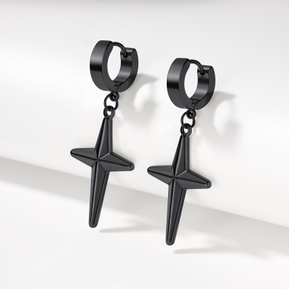 Flash Sale Star Hoop Dangle Drop Earrings for Women