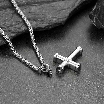 Cross Urn Necklace for Ashes