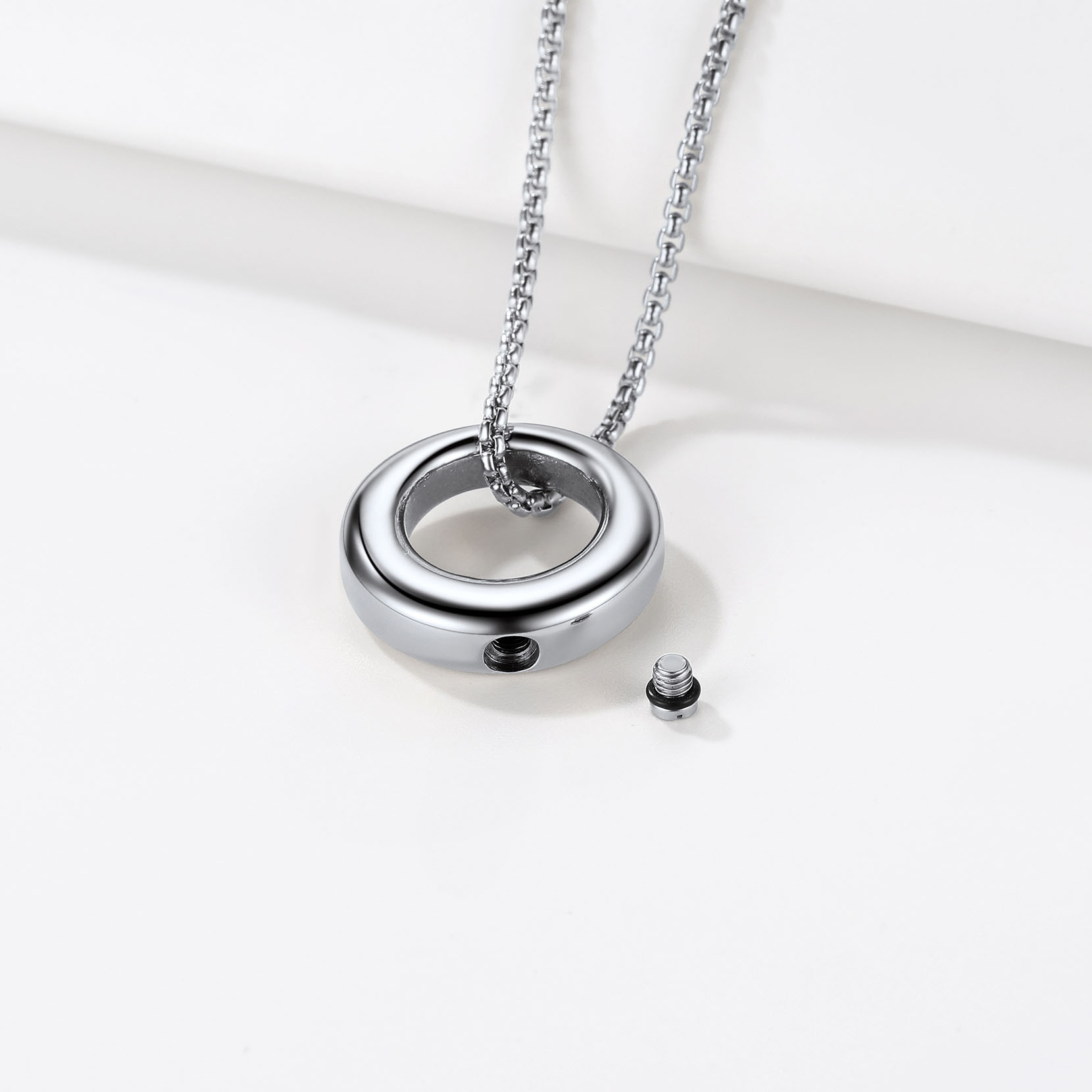 Cremation Jewelry Urn Pendant Necklace for Ashes Memorial