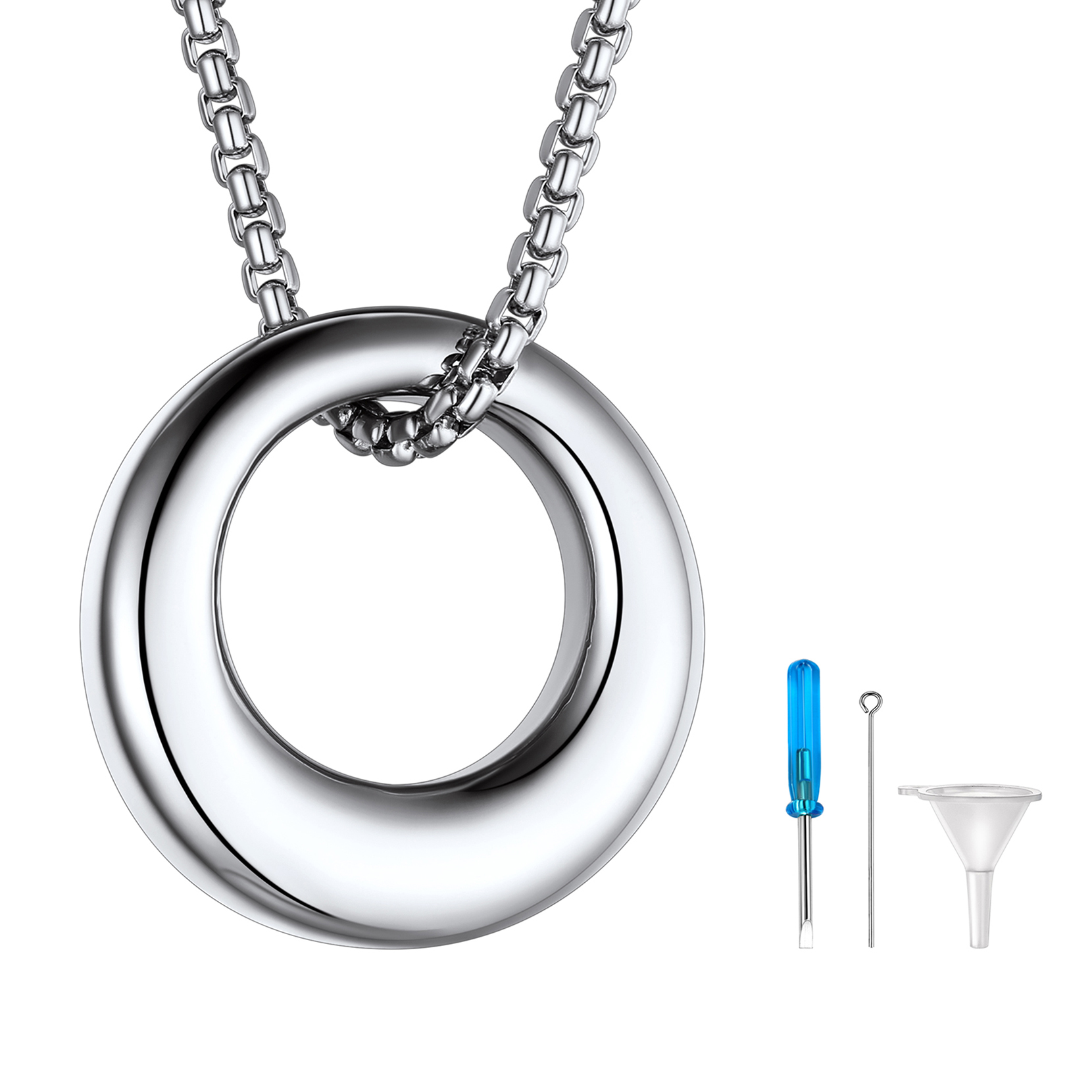 Cremation Jewelry Urn Pendant Necklace for Ashes Memorial Keepsakes