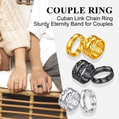 Men Chucky Thumb Stainless Steel Rings Big Fashion Band Ring couple