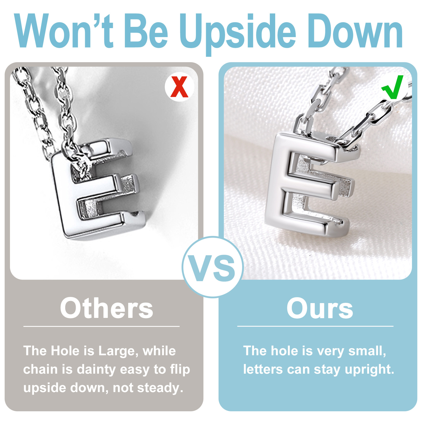 Dainty 925 Sterling Silver Initial Bracelet For Women