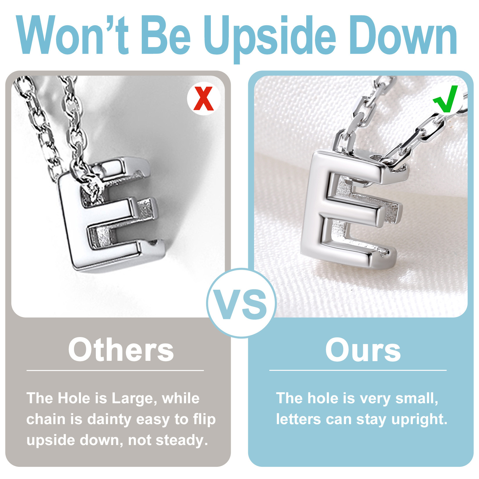 Dainty 925 Sterling Silver Initial Bracelet For Women